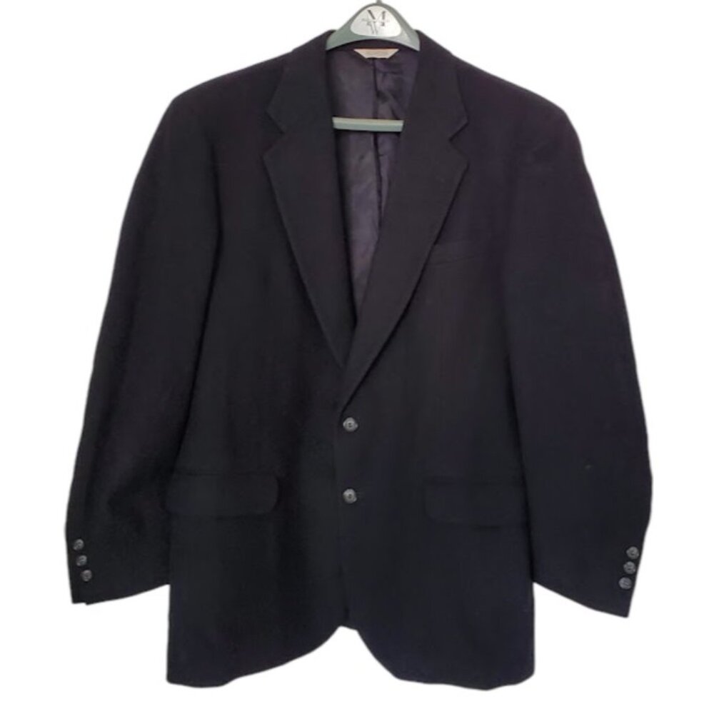 Vintage Camel Hair Sport Coat Blazer Hunt Valley Size 44L Classic Old Money